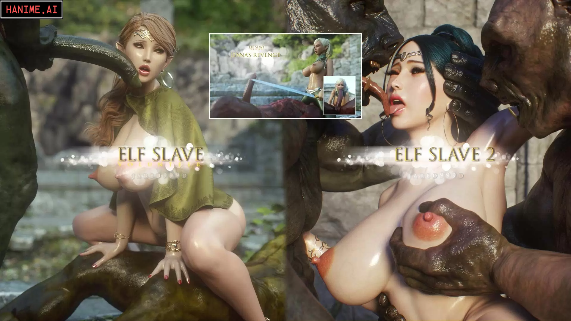 Elf Slave series bundle - 3D porn